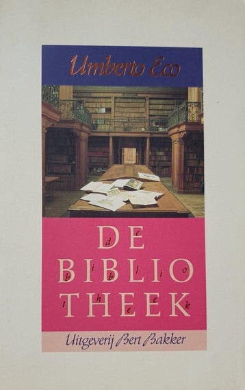 De bibliotheek 9789035106093 Umberto Eco, Verzenden, Umberto Eco