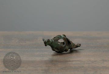 Luristan Brons Luristan opengewerkt bronzen hanger /