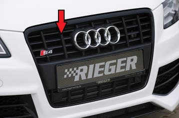 Grill geschikt voor Audi S4 (B8), zwart | A4 (B8/B81): 11.07, Verzenden, Nieuw, Audi