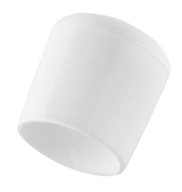 Flexibele stoelpootdop (rond, 20 mm, wit), Verzenden, Nieuw