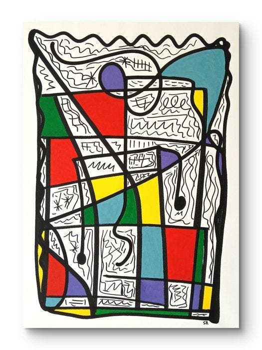 Sergio Romero - Carta 1 XL, Antiek en Kunst, Kunst | Schilderijen | Modern