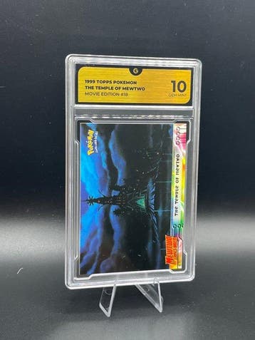 Pokémon - 1 Graded card The Temple of Mewtwo 18 Movie, Nieuw