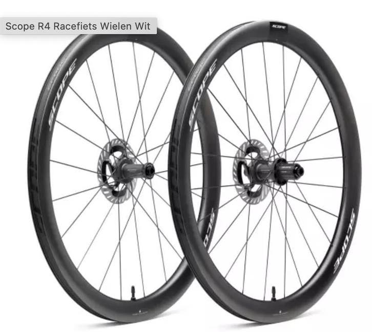 Scope R4 of R6 Wielset 65mm  TLR DISC   Nieuw, Vélos & Vélomoteurs, Vélos Pièces, Enlèvement ou Envoi