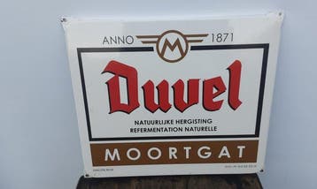 Duvel - emaillerie belge - Reclamebord - Emaille, Antiek en Kunst