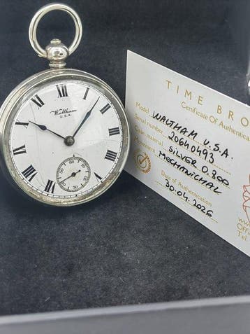 Waltham - Pocket Watch – Solid Silver 0.800 - 1900-1949, Nieuw