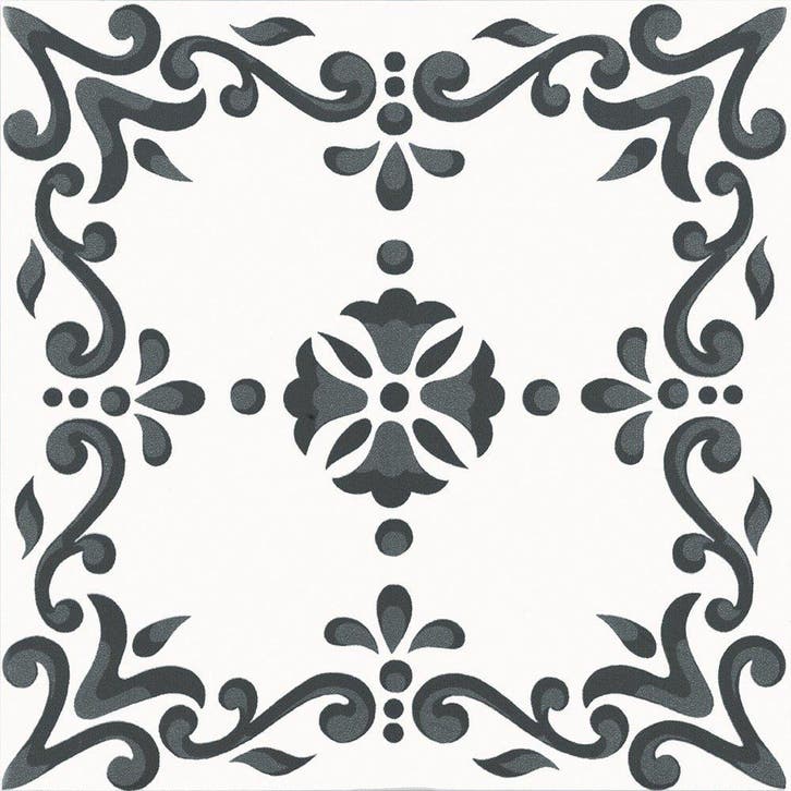 Vloertegel/Wandtegel Terre Decortegel Bene Zwart 20x20, Bricolage & Construction, Dalles & Carrelages, Enlèvement ou Envoi