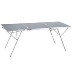 tectake Aluminium klaptafel Jumbo met draaggreep 180x70x70 c, Caravans en Kamperen, Kampeeraccessoires, Verzenden, Nieuw