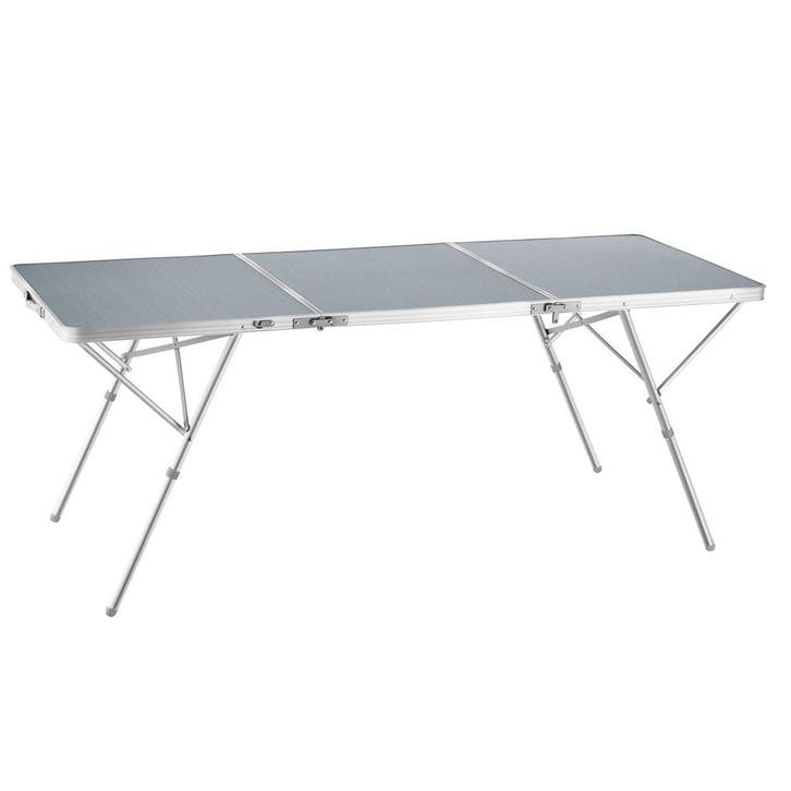 tectake Aluminium klaptafel Jumbo met draaggreep 180x70x70 c, Caravanes & Camping, Accessoires de camping, Envoi