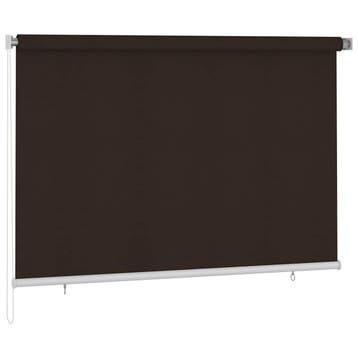 vidaXL Rolgordijn voor buiten 225(B)x140(H) cm bruin, Verzenden
