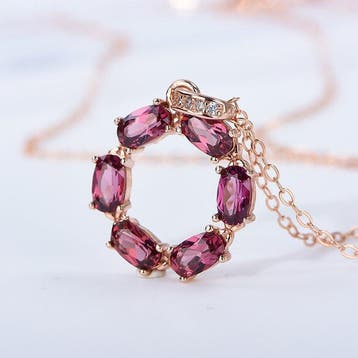 Zonder minimumprijs - Ketting met hanger - 18 karaat Zilver,