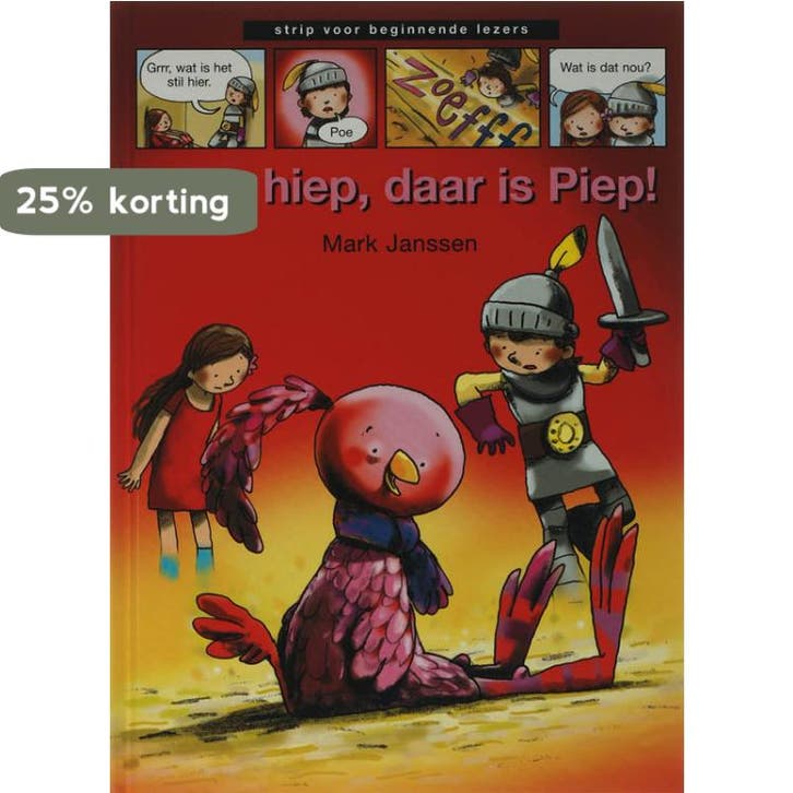 Hiep hiep, daar is Piep! / Strip voor beginnende lezer, Boeken, Stripverhalen, Zo goed als nieuw, Verzenden