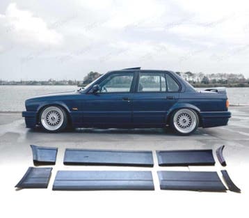 MOULURES DE PORTES BMW E30 4P 82-90 LOOK M TECH 2 ABS, Verzenden, Neuf