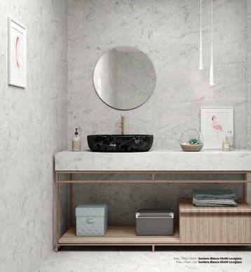 Santoro Blanco 45x90 LEVIGLASS ( Hoogglans ) Vloertegel en, Doe-het-zelf en Bouw, Ophalen of Verzenden, Nieuw