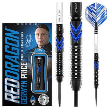 Gerwyn Price Blue ICE SE Darts 90% - 24 gram (Dart Pijlen), Ophalen of Verzenden, Pijlen