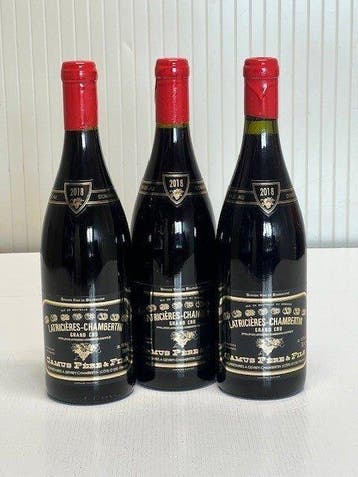 2018 Domaine Camus - Latricières-Chambertin Grand Cru - 3, Verzamelen, Wijnen, Nieuw