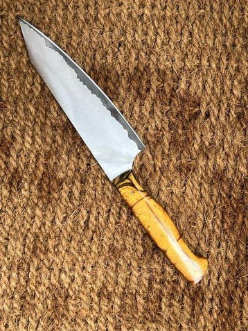 Couteau de cuisine - CD-RW0177 et 178 - Acier, Bois -