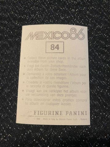 1986 Panini Mexico 86 World Cup Diego Maradona - 1 Card -, Nieuw