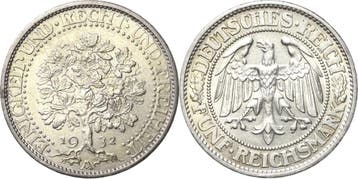 5 Reichsmark 1932 (MuntenenBankbiljetten-Duitslandvanaf1871), Verzenden