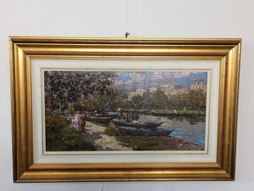Antonio Gravina (1934-2011) - Riva del fiume