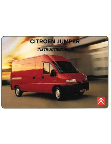 2000 CITROËN JUMPER INSTRUCTIEBOEKJE NEDERLANDS, Ophalen of Verzenden