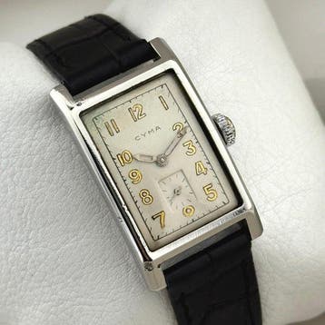 Cyma - Art Deco - Zonder minimumprijs - Unisex - 1960-1969, Handtassen en Accessoires, Horloges | Heren, Nieuw