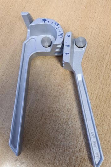 kleine Buigtang 3 maten 1/4, 3/8, 5/16 buiggereedschap vo..., Verzenden