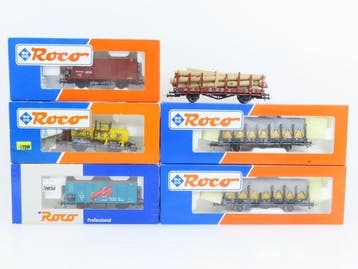 Roco H0 - 47050/76301/47282/47723 - Wagon de marchandises, Nieuw
