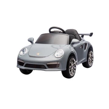 Elektrische kinderauto Porsche RUF CTR 3 S505 - grijs - 105, Auto diversen, Handleidingen en Instructieboekjes, Verzenden