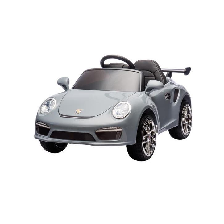 Elektrische kinderauto Porsche RUF CTR 3 S505 - grijs - 105, Autos : Divers, Modes d'emploi & Notices d'utilisation, Envoi