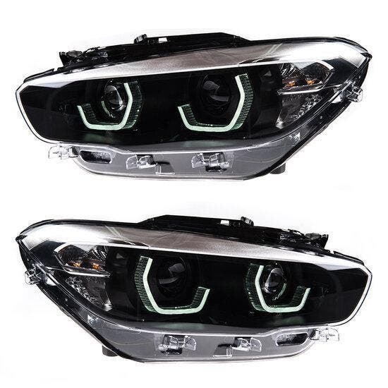Angel Eyes Koplampen BMW 1 serie F20 LCI F21 LCI B4559, Auto-onderdelen, Verlichting, Nieuw, BMW