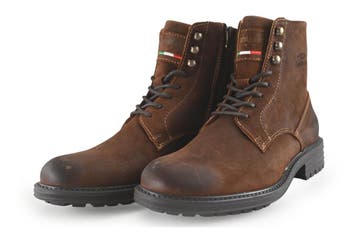 Pantofola dOro Veterboots in maat 41 Bruin, Kleding | Heren, Schoenen, Bruin, Verzenden, Boots, Zo goed als nieuw