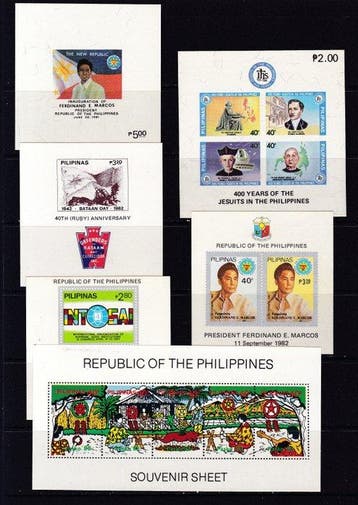 Philippines 1977/1999 - Collection très complète de Hojitas, Gestempeld