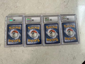 Pokémon - 4 Graded card - Dracaufeu - CGC 7.5 - Scarlet &