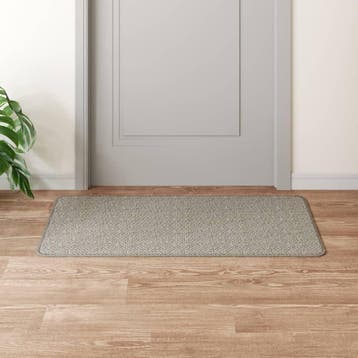 vidaXL Tapijtloper 50x100 cm sisal-look platina, Verzenden, Nieuw