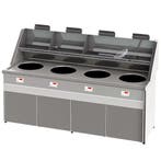 Friteuse | SANTANA | Propaangas | 18+18+18+18L | 72kW |, Verzenden