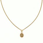 Collier - 18 carats Or jaune Opale - Diamant, Bijoux, Sacs & Beauté, Colliers