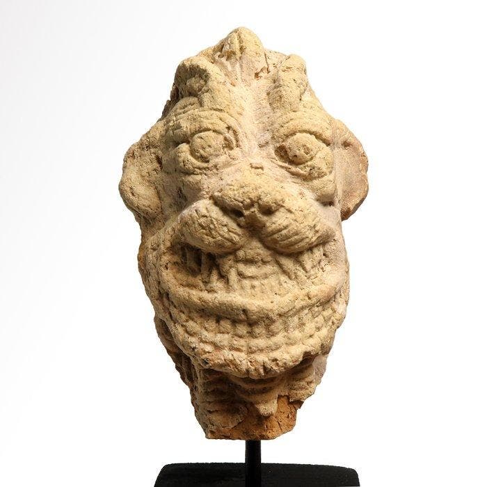 Neo-Assyrisch Terracotta Hoofd van Pazuzu, Antiek en Kunst, Antiek | Overige Antiek