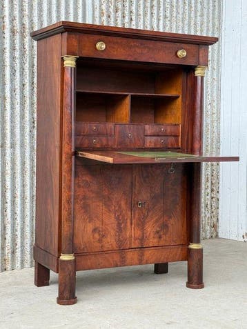 Secrétaire à abattant - klepburo, klepbureau, bureau, buro,
