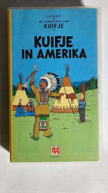 DE AVONTUREN VAN KUIFJE KUIFJE IN AMERIKA (VHS), Gebruikt