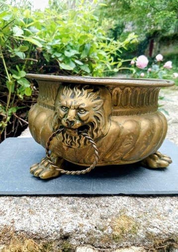 Jardinière - Messing - Jardinière uit de 19e eeuw
