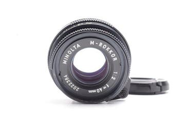 Minolta M-Rokkor 40mm F2 Cameralens