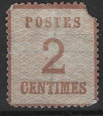 France - Lot de timbres de la guerre de 1870 - Alsace