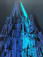 Andy Warhol - “Kölner Dom / Cologne Cathedral (blue), 1985”.