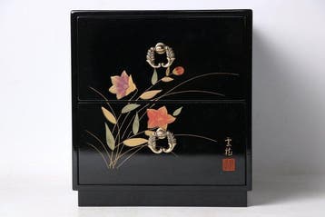 Ladekast - Hout - Japan - Bellflower Gouden Maki-e (Zonder