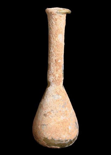 Oud-Romeins Glas Unguentarium (Zonder minimumprijs)