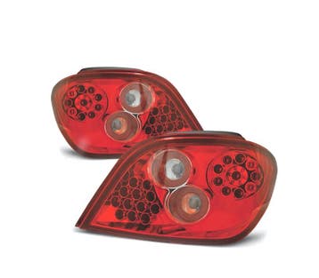 FEUX ARRIÈRE POUR PEUGEOT 307 01-07 LED CHROMÉ, Verzenden