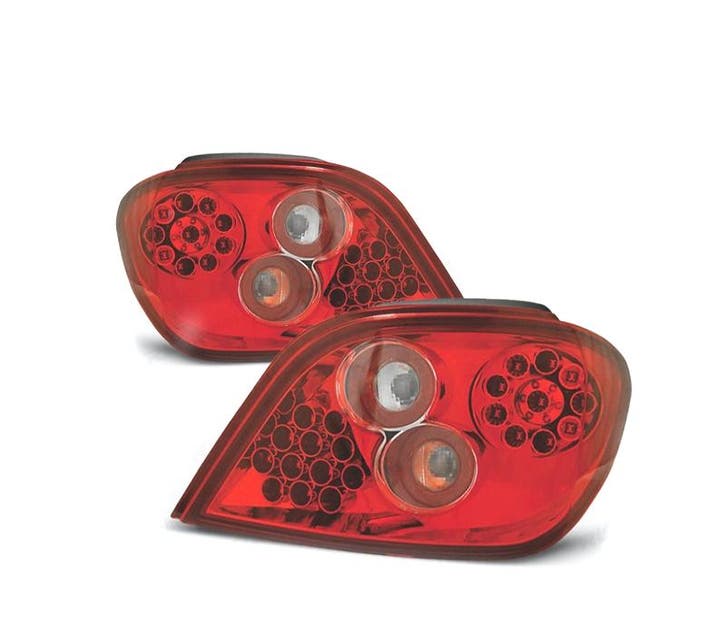FEUX ARRIÈRE POUR PEUGEOT 307 01-07 LED CHROMÉ, Autos : Pièces & Accessoires, Éclairage, Envoi