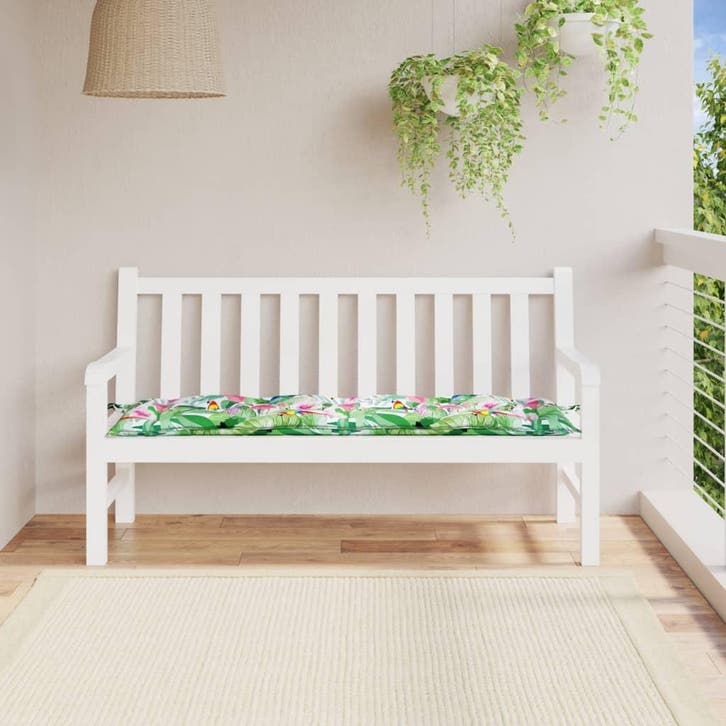 vidaXL Tuinbankkussen 150x50x7 cm oxford stof meerkleurig, Maison & Meubles, Accessoires pour la Maison | Coussins, Envoi