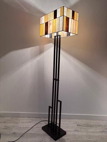 Lampe - Vitrail - Mondrian