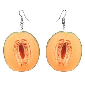 Fako Bijoux - Oorbellen - Groente & Fruit - Meloen, Verzenden, Nieuw